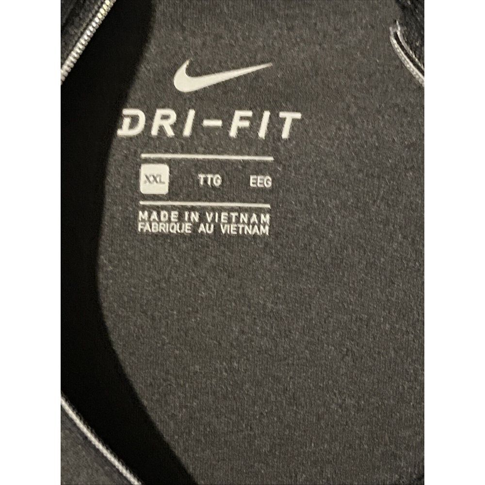 Nike Dri-Fit 1/4 Zip XXL Pull Over With Logo - Picture 4 of 6